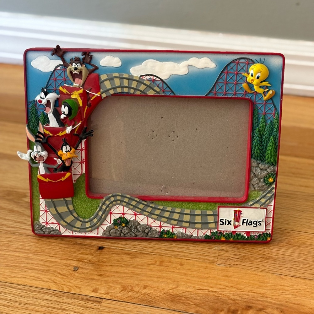 Looney Tunes Six Flags Character Picture Frame